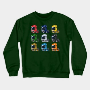 Cartoon truck Crewneck Sweatshirt